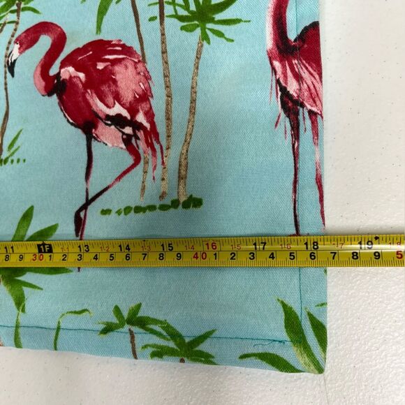 Handmade Flamingo Placemats Napkins Set 4 Aqua Blue Pink Novelty Fun Dining - Picture 6 of 9